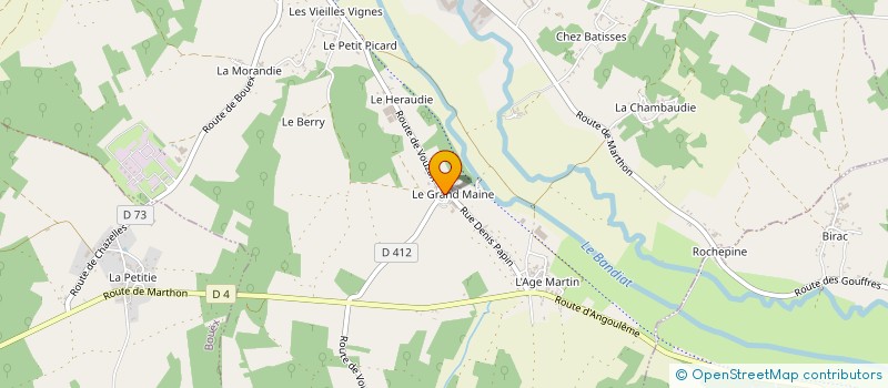 localisation de l'entreprise SCI LE PONT DE LARSAC  SOYAUX