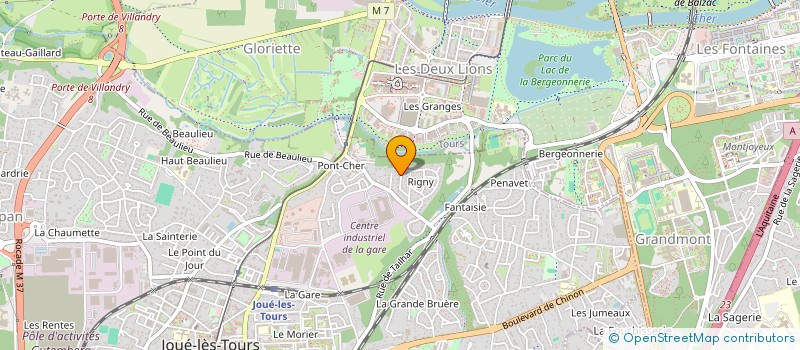 localisation de l'entreprise SCI LE PONT DE PIERRE à JOUE-LES-TOURS