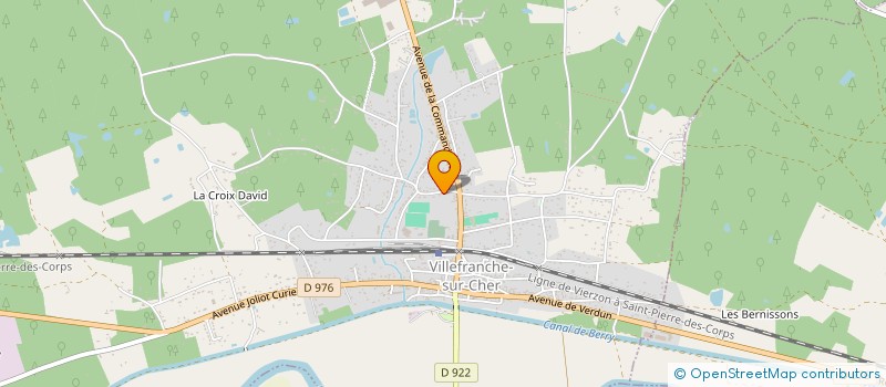 localisation de l'entreprise SCI LE PONT DE SAULDRE  VILLEFRANCHE-SUR-CHER