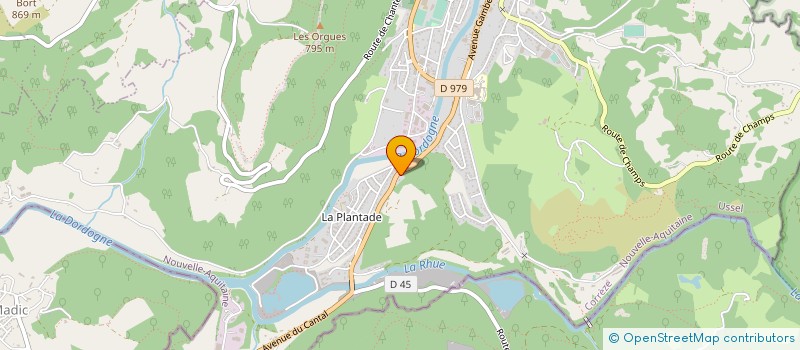 localisation de l'entreprise SCI  LE PONT DE TURENNE  BORT LES ORGUES