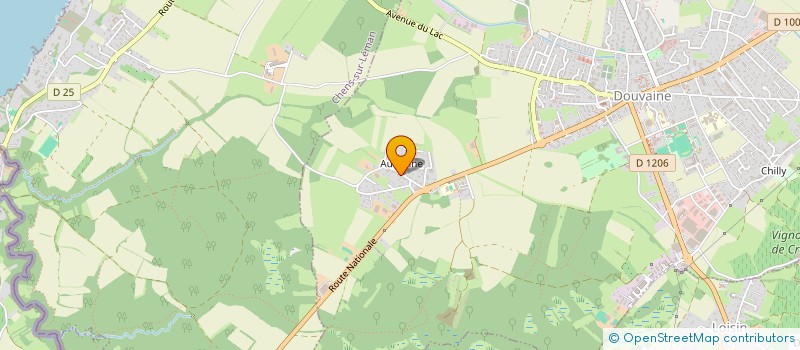 localisation de l'entreprise SCI LE PONT DES GOLETTES  DOUVAINE