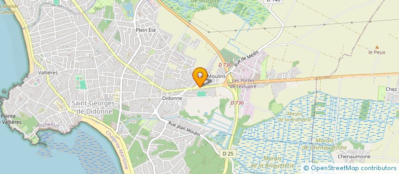 localisation de l'entreprise SCI  LE PONT DES ROSIERS  SAINT-GEORGES-DE-DIDONNE