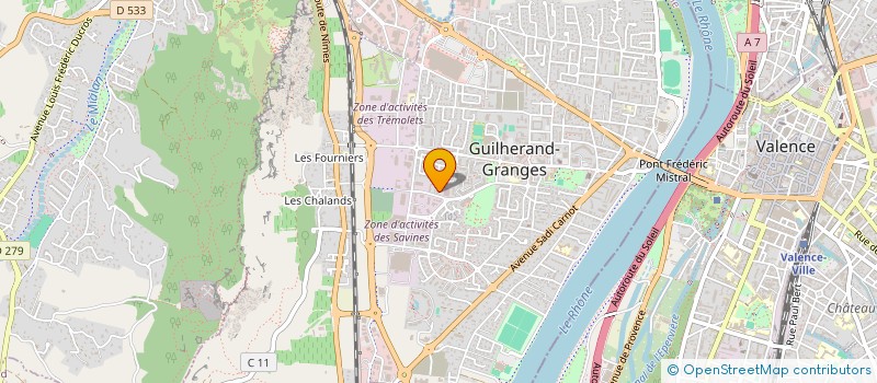 localisation de l'entreprise SCI LE PONT DU RHONE  SAINT-SAUVEUR-DE-MONTAGUT