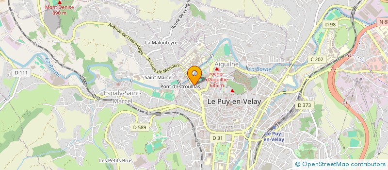 localisation de l'entreprise SCI LE PONT NEUF à AIGUILHE