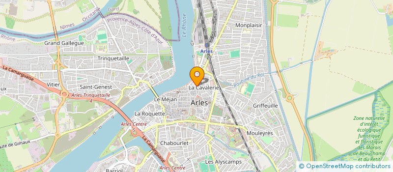 localisation de l'entreprise SCI LE PONT ROUGE  ARLES