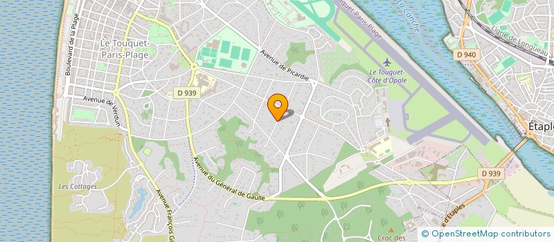 localisation de l'entreprise SCI LE PONTERLANT à LE TOUQUET-PARIS-PLAGE