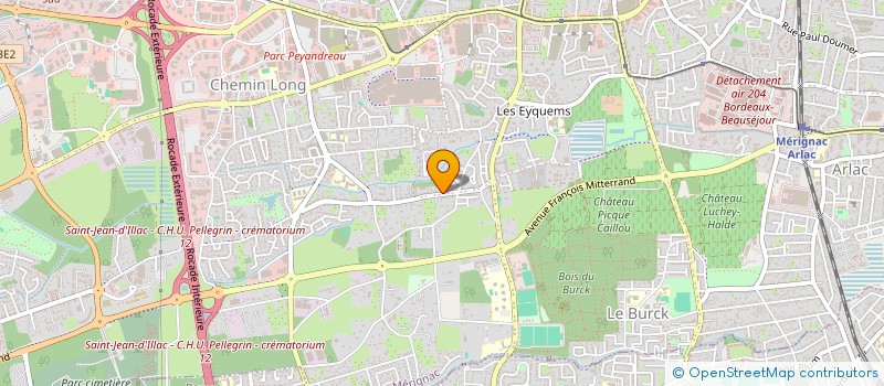 localisation de l'entreprise SCI LE PONTIC à MERIGNAC
