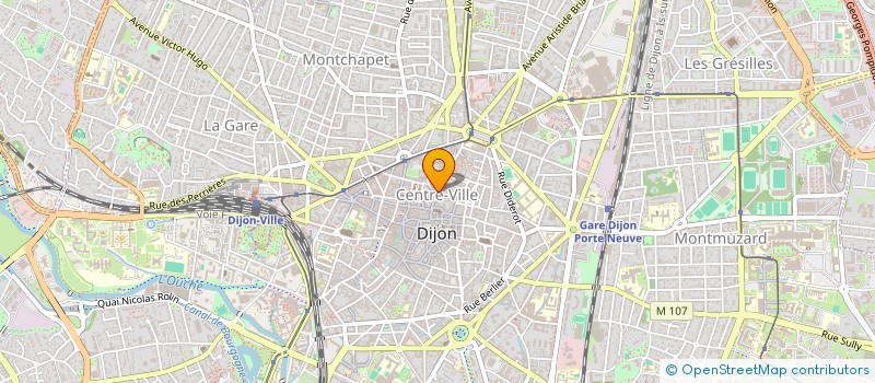 localisation de l'entreprise SCI LE PONTON à DIJON
