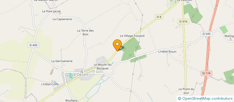 localisation de l'entreprise SCI LE PORCHE  LE DEZERT