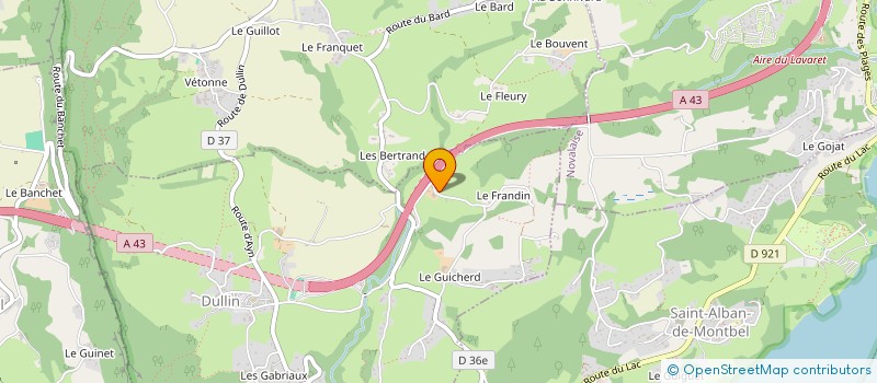 localisation de l'entreprise SCI LE PORT 1250  AIGUEBELETTE-LE-LAC