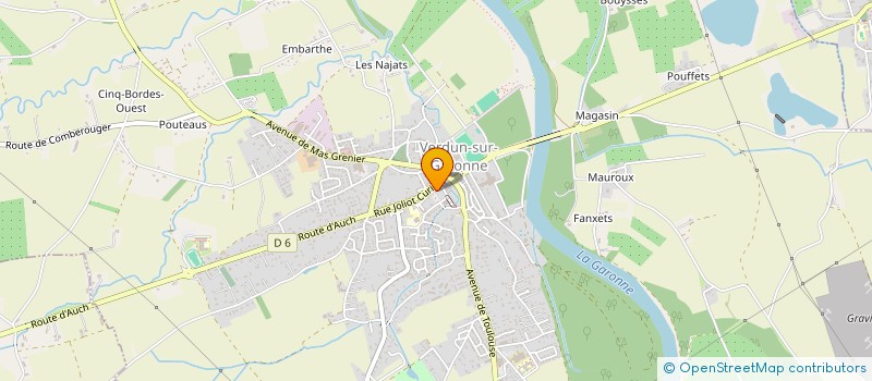 localisation de l'entreprise SCI LE PORT  VERDUN-SUR-GARONNE