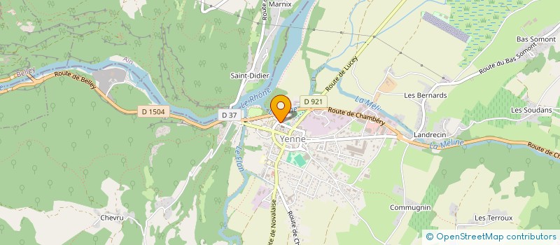 localisation de l'entreprise SCI LE PORT  YENNE