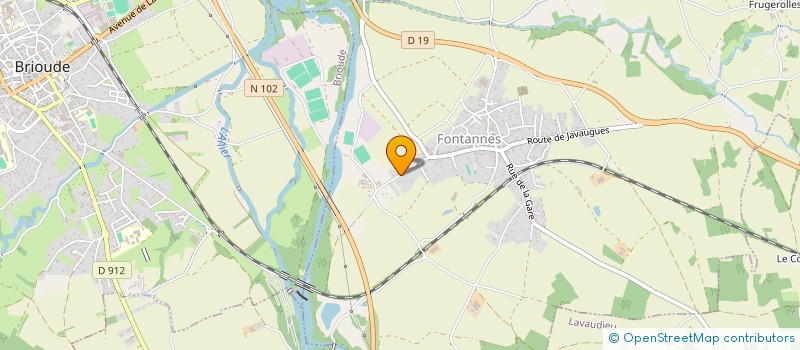 localisation de l'entreprise SCI LE PORT  FONTANNES