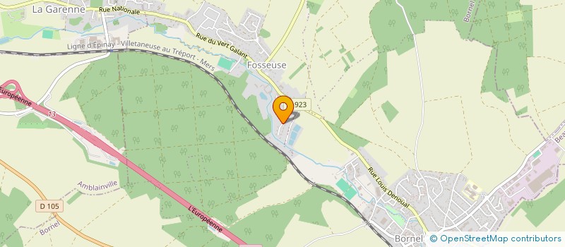 localisation de l'entreprise SCI LE PORT D'AMSTERDAM  BORNEL