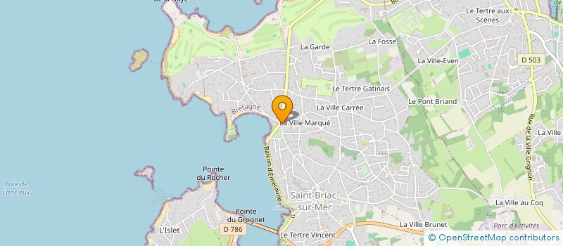 localisation de l'entreprise SCI LE PORT D'ATTACHE  SAINT-BRIAC-SUR-MER