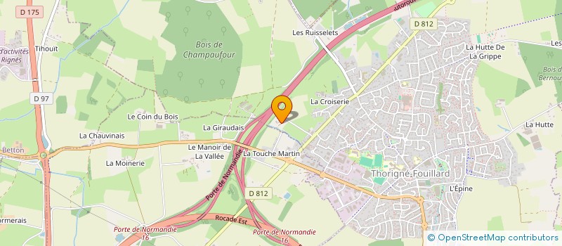 localisation de l'entreprise SCI LE PORTAIL  THORIGNE-FOUILLARD