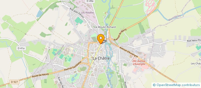 localisation de l'entreprise SCI LE PORTAIL à LA CHATRE