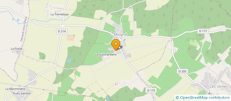 localisation de l'entreprise SCI LE PORTAIL  DOUE-EN-ANJOU