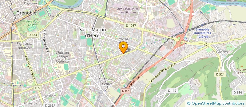 localisation de l'entreprise SCI LE PORTAIL ROUGE  SAINT-MARTIN-D'HERES