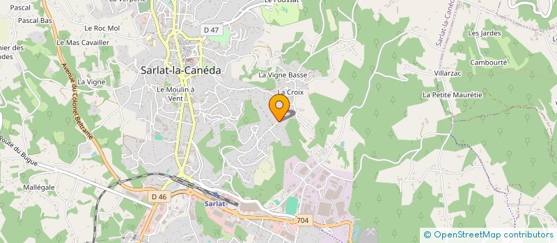 localisation de l'entreprise SCI LE PORTUGAL à SARLAT-LA-CANEDA