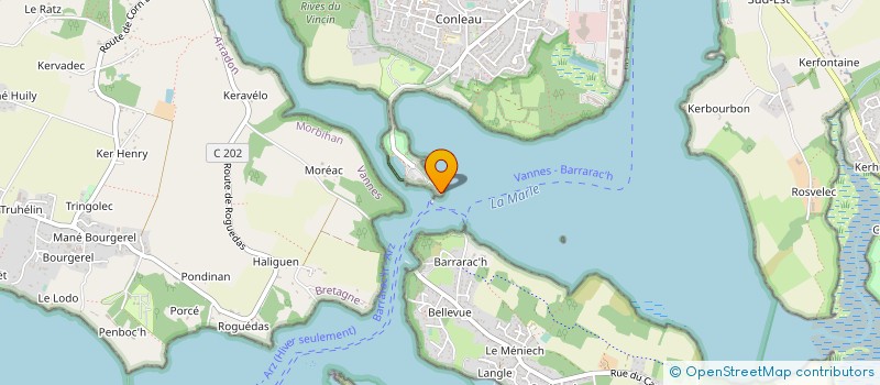 localisation de l'entreprise SCI LE PORTZ à VANNES