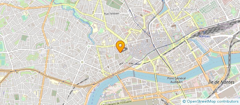 localisation de l'entreprise SCI LE POT à NANTES