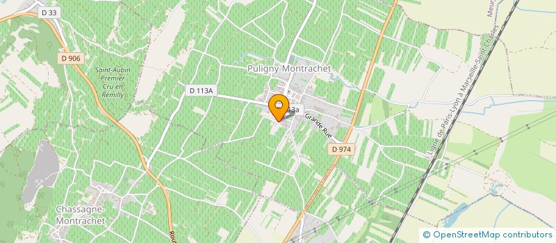 localisation de l'entreprise SCI LE POT DE FER  PULIGNY-MONTRACHET