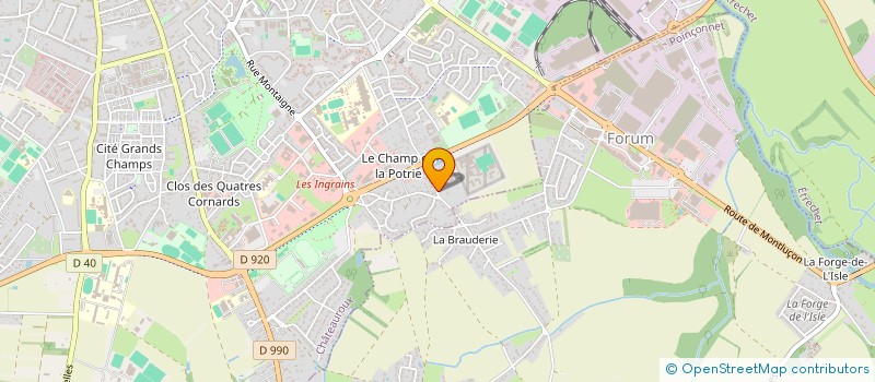 localisation de l'entreprise SCI LE POTEAU à CHATEAUROUX