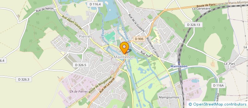 localisation de l'entreprise SCI LE POTENCOURT à MAINTENON