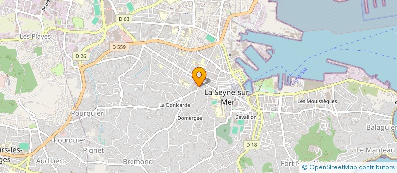 localisation de l'entreprise SCI LE POTTIER à LA SEYNE-SUR-MER