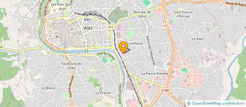 localisation de l'entreprise SCI LE POUGET  ALES