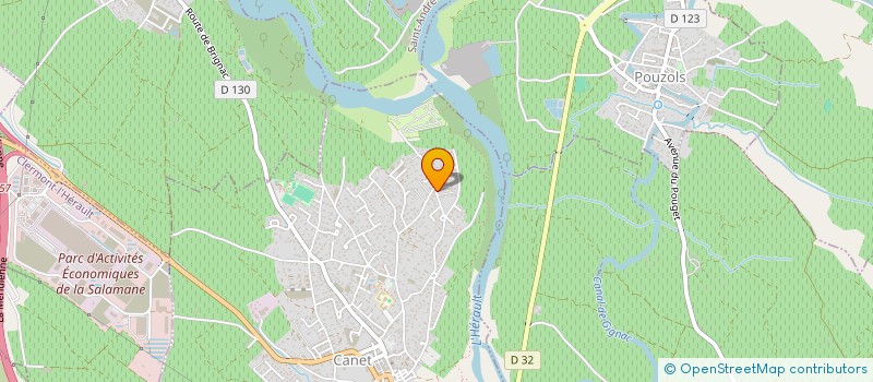 localisation de l'entreprise SCI LE POUGET  CANET