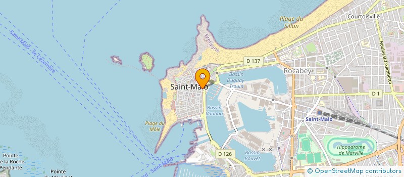 localisation de l'entreprise SCI LE POULBOT  SAINT-MALO
