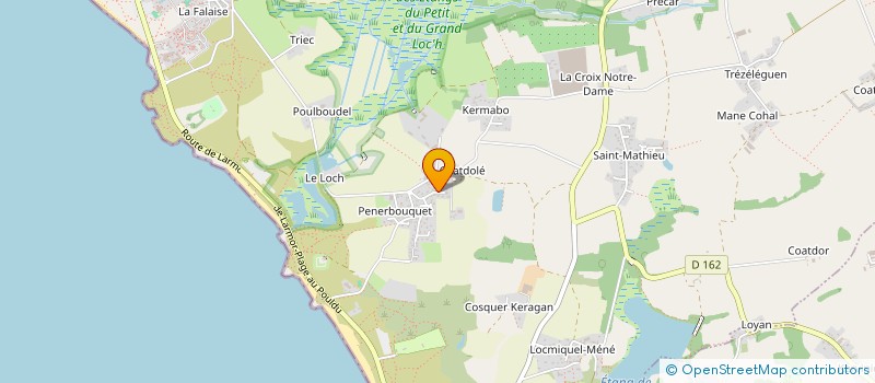 localisation de l'entreprise SCI LE POULDU  GUIDEL