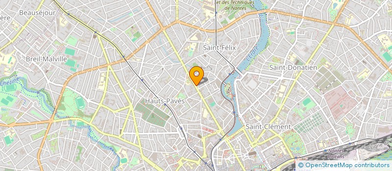 localisation de l'entreprise SCI LE POULIGUEN CVBM à NANTES