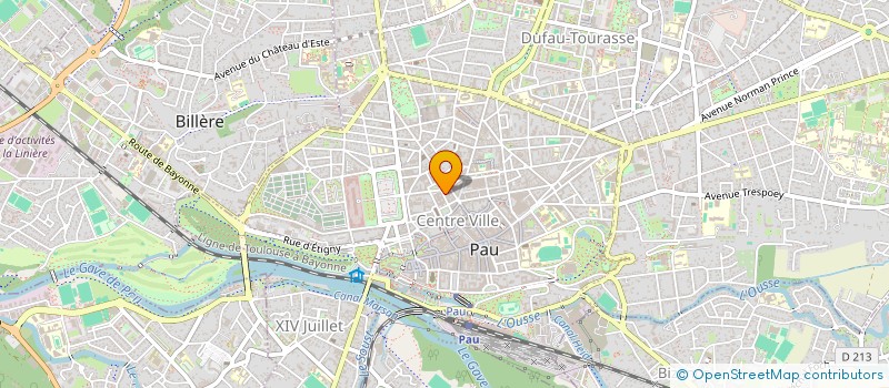 localisation de l'entreprise SCI LE POURSE à PAU