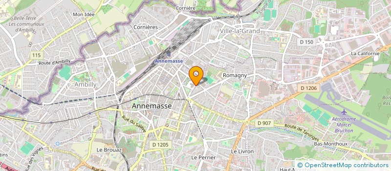 localisation de l'entreprise SCI LE POUTAT à ANNEMASSE