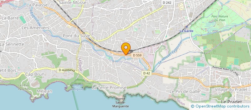 localisation de l'entreprise SCI LE POUVEREL  LA GARDE