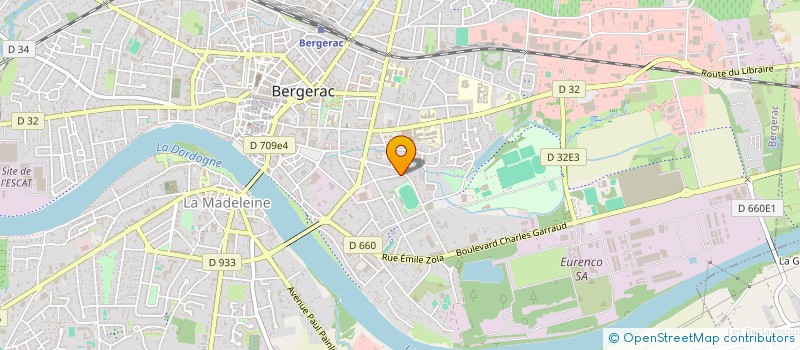 localisation de l'entreprise SCI LE PRA O ME à BERGERAC