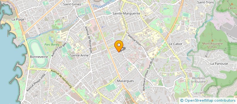 localisation de l'entreprise SCI LE PRADO CASTELLANE à MARSEILLE