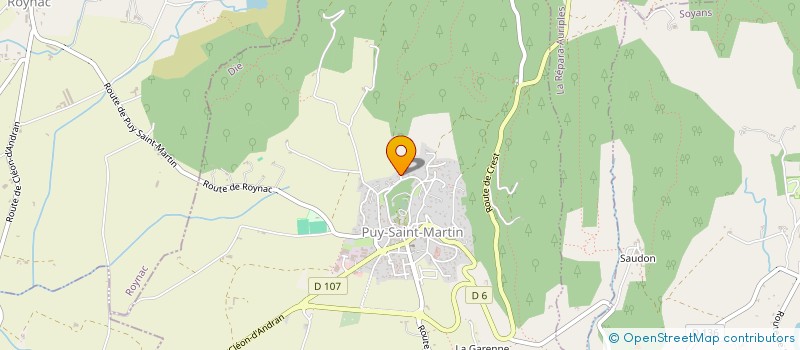 localisation de l'entreprise SCI LE PRADON  PUY-SAINT-MARTIN