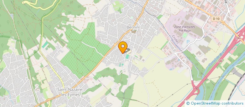 localisation de l'entreprise SCI LE PRE  BERNIN