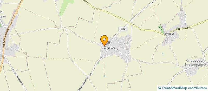 localisation de l'entreprise SCI LE PRE AUX BOEUFS  LE NEUBOURG