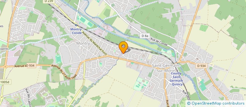 localisation de l'entreprise SCI LE PRE AUX CLERCS  SAINT-GERMAIN-SUR-MORIN