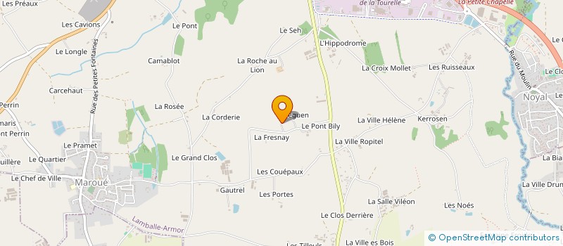 localisation de l'entreprise SCI LE PRE COLAS  LAMBALLE-ARMOR