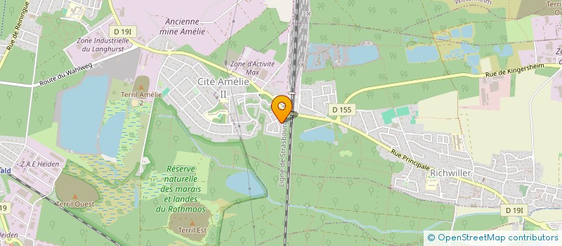 localisation de l'entreprise SCI LE PRE D'ARGENT  RICHWILLER