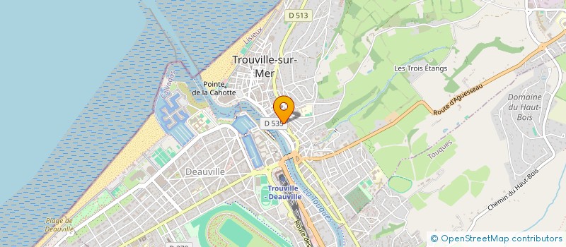 localisation de l'entreprise SCI LE PRE D AUGE à TROUVILLE-SUR-MER