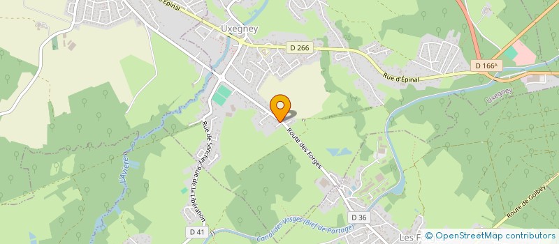 localisation de l'entreprise SCI LE PRE D'ISEONIS  UXEGNEY