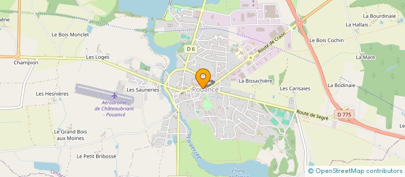 localisation de l'entreprise SCI LE PRE DE LA GRANGE à OMBREE D'ANJOU