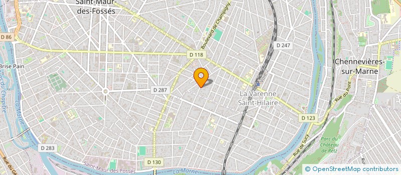 localisation de l'entreprise SCI LE PRE DES CLOCHES à SAINT-MAUR-DES-FOSSES